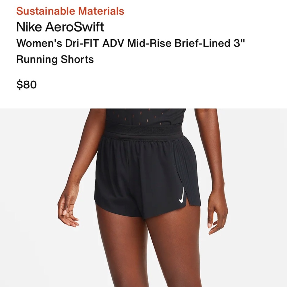 Nike Aeroswift Running Shorts